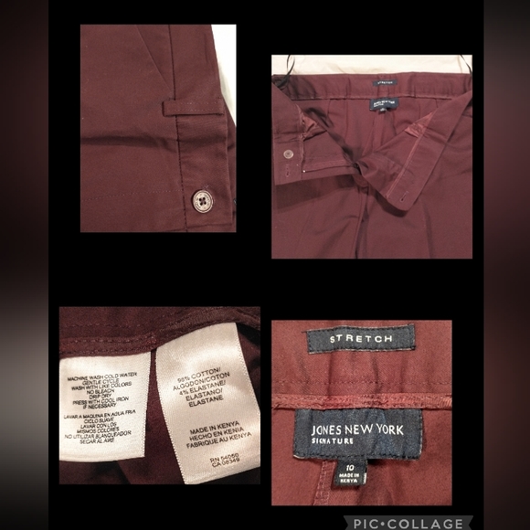 Vintage Raspberry Slacks - Like New!! - 10 - Jones New York - Picture 11 of 11